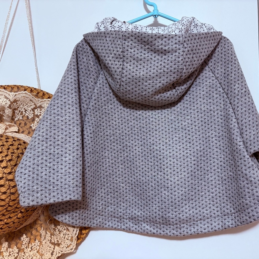 Max Studio Patterned Hooded Baby Jacket - Picture 6 of 6